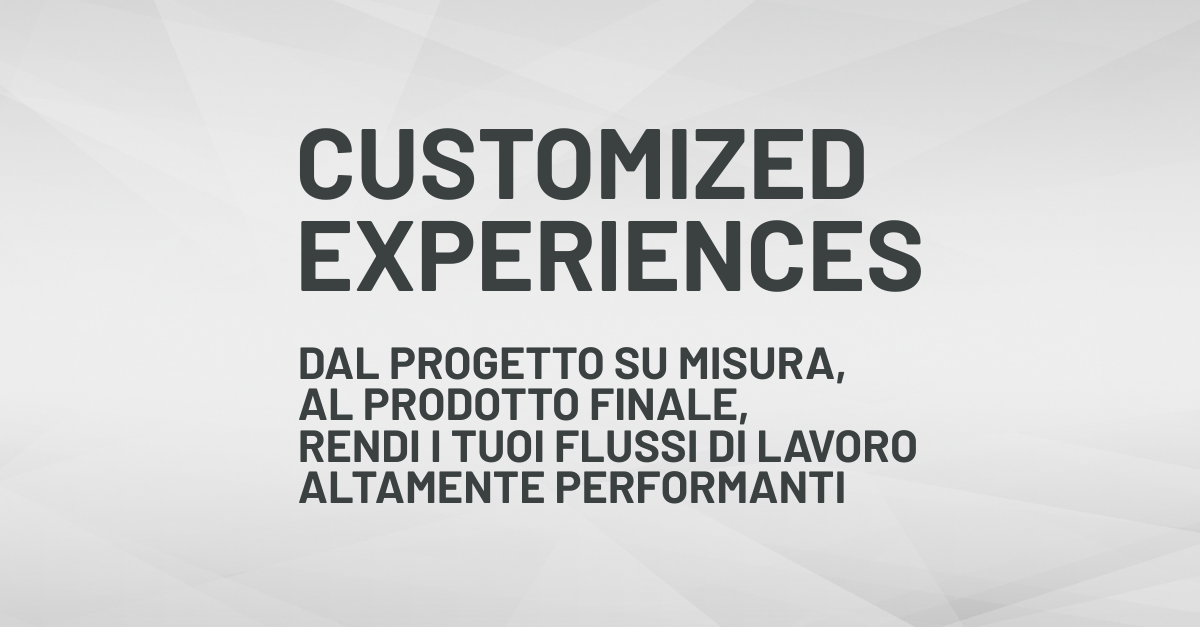 CUSTOMIZED EXPERIENCES (6)